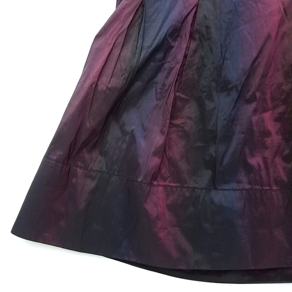 Funky Wearable Art Iridescent Hi Waist Full Skirt Fully lined Size 8 - EUC! - Picture 9 of 16